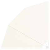 41576 Collapsible Balcony Side Awning Cream 210x210 cm
