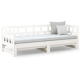 Pull-out Day Bed without Mattress White 2x cm 820233