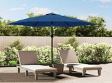 Garden Parasol with Metal Pole 300 cm Azure 47127