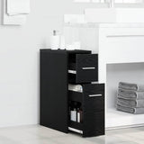 Bathroom Furniture Set Wall-mounted Black Oak 22 x 44 x 61.5 cm 871633