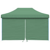 Foldable Party Tent Pop-Up with 4 Sidewalls Green 4004976