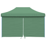 ZNTS Foldable Party Tent Pop-Up with 4 Sidewalls Green 4004976