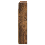 Bathroom Mirror Cabinet Smoked Oak 83.5 x 15.5 x 70 cm 889267