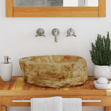 Sink 45x35x15 cm Fossil Stone Cream 142778