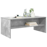 Coffee Table Concrete Grey 100 x 50 x 40 cm Engineered Wood 8000287