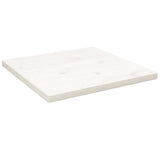 Table Top White 60x60x2.5 cm Solid Wood Pine Square 824381