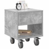 Bedside Table 2 pcs Concrete Grey 40.5 x 40 x 48 cm 891063