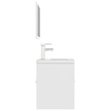 Bathroom Furniture Set White Engineered Wood 3071306