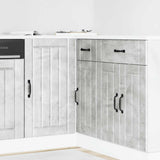 Kitchen Base Cabinet Lucca Concrete Grey Engineered Wood 854312