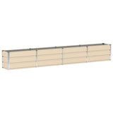 Planter Ivory 320 x 40 x 45 cm Steel 42018086