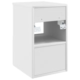 Bathroom Cabinet High Gloss White 30 x 44.5 x 50 cm 890506