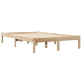 Bookcase Bed without Mattress 120x200 cm Solid Wood Pine 3324320