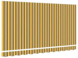 Awning Replacement Fabric Orange and Black 3.5 x 2 m Polyester 42000528