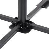 5 Piece Garden Parasol Base Set Granite and Steel 3318586