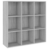 Book Cabinet Grey Sonoma Engineered wood Medium Book Cabinet 815451