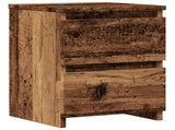 Bedside Cabinets 2 pcs Old Wood 30x30x40 cm Engineered Wood 855847