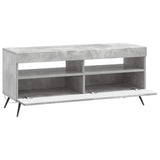 LED TV Cabinet Concrete Grey Engineered Wood 897648
