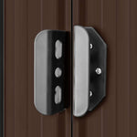 Garden Storage Shed Brown 257x205x178 cm Steel 47031