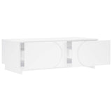 Coffee Table White 102 x 50.5 x 35 cm Engineered Wood 8011450