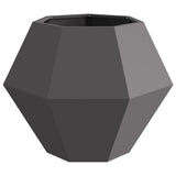 Planter 2 pcs Black 75 x 75 x 60 cm Steel 884039