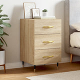 Bedside Cabinet Sonoma Oak 40x40x66 cm Engineered Wood 827639