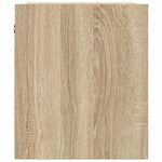 ZNTS Wall-mounted Bedside Cabinets 2 pcs Sonoma Oak 38x34x40 cm 861252