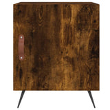 Bedside Cabinets 2 pcs Smoked Oak 40x40x50 cm Engineered Wood 827511