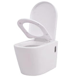 Wall Hung Toilet with Concealed Cistern Ceramic White 274669
