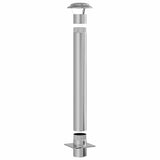 Chimney Extension Silver 25 x 25 x 132 cm Stainless steel 42008451