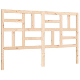 Bed Frame without Mattress King Size Solid Wood Pine 3193081