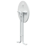 Dining Table White 70x110 cm Engineered Wood and Steel 4008302