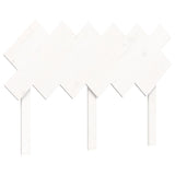 Bed Frame without Mattress White Small Double Solid Wood Pine 3193697