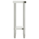 Kitchen Work Table 55x30x85 cm Stainless Steel 376450