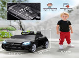 Benz SLC 300 Licensed 12V Kids Electric Ride On, with Music, Remote Control, LED Headlights, Horn, T3398P422365