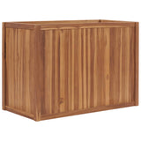 Raised Bed 100x50x70 cm Solid Teak Wood 48972