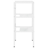Bathroom Washbasin Frame White 40x38x83 cm Iron 338484