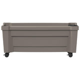 Calypso Planter with Wheels Grey 79 x 35 x 33 cm PP 42041720