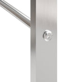 Firewood Rack 110x28x312 cm Stainless Steel 357867