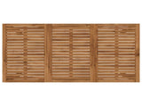 Garden Dinner Table Natural 141 x 80.5 x 75 cm 901251