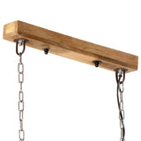 Ceiling Lamp 25 W Distressed Blue 90x24x111 cm E27 371836
