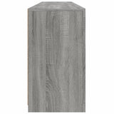 Sideboard with LED Lights Grey Sonoma 181.5x37x67 cm 3209042