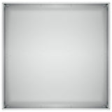 Garden Planter 2 pcs Silver 60 x 60 x 30 cm Galvanised Steel 8005061