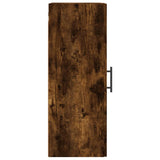 Wall Mounted Cabinet Smoked Oak 34.5x34x90 cm 828881
