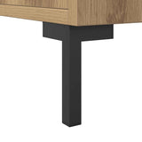 Sideboard Artisian Oak 90x34x80 cm Engineered Wood 857315