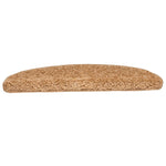 Stair Mats 10 pcs 65x21x4 cm Beige Half Round Large 149803