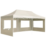 Professional Folding Party Tent with Walls Aluminium 6x3 m Cream 45506