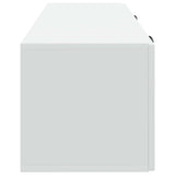 Wall-Mounted TV Cabinet White 98 x 31 x 30 cm Engineered Wood 899065