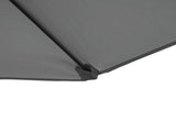 2.5M Garden Cantilever Parasol, Offset Roma Patio Umbrella Hanging Sun Shade Canopy Shelter with T3398P315864