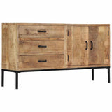 Sideboard 140x35x75 cm Solid Mango Wood 249857
