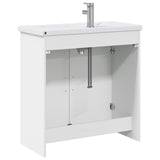 Bathroom Furniture Set White 81 x 40 x 84.5 cm Engineered Wood 3404358